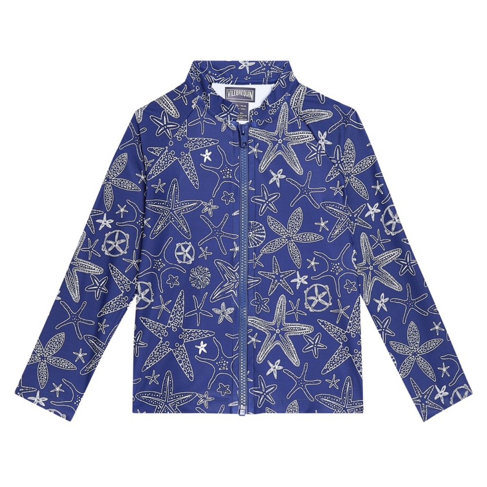 Vilebrequin Kids Unisex Starlett & Shell Ginko-Z Rashguard - Size 12Y - Picture 10 of 13